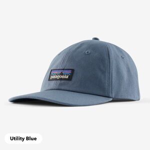 Patagonia P-6 Label Trad Cap in Utility Blue